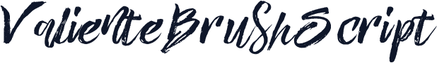 Valiente Brush Script