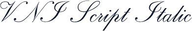 VNI Script Italic