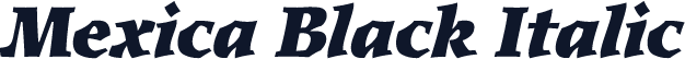 Mexica Black Italic