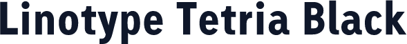 Linotype Tetria Black