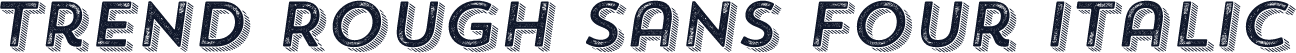 Trend Rough Sans Four Italic