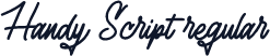 Handy Script regular