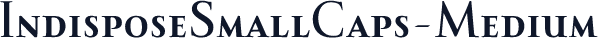 IndisposeSmallCaps-Medium