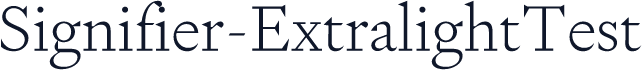 Signifier-ExtralightTest