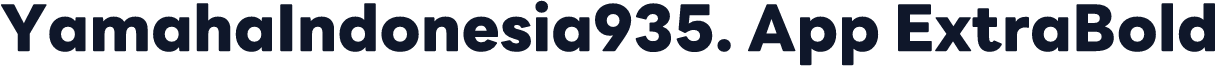 YamahaIndonesia935. App ExtraBold