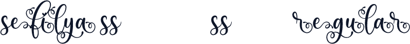 Sefilya SS01-SS04 regular