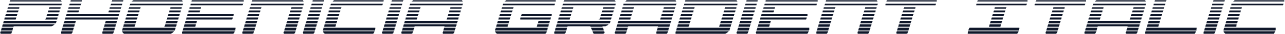 Phoenicia Gradient Italic