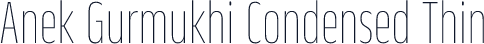 Anek Gurmukhi Condensed Thin