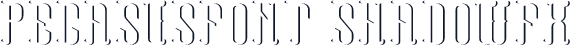 PegasusFont ShadowFX