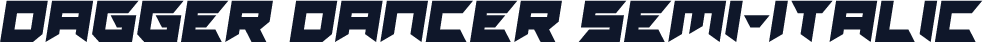 Dagger Dancer Semi-Italic