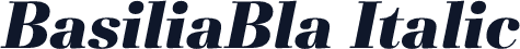 BasiliaBla Italic