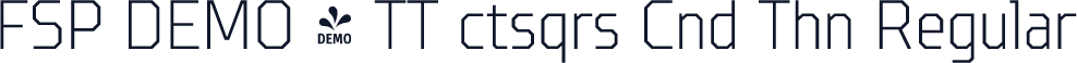FSP DEMO - TT ctsqrs Cnd Thn Regular