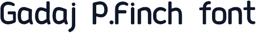Gadaj_P.Finch_font