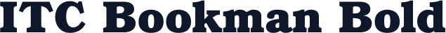 ITC Bookman Bold