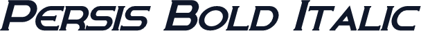 Persis Bold Italic
