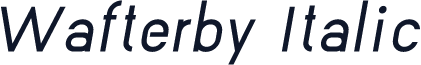 Wafterby Italic