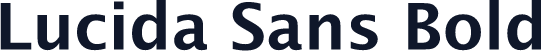 Lucida Sans Bold