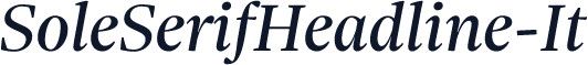 SoleSerifHeadline-It