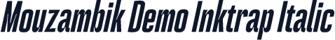 Mouzambik Demo Inktrap Italic