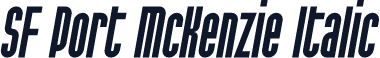 SF Port McKenzie Italic