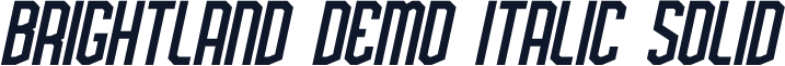 Brightland Demo Italic Solid