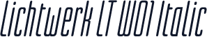 Lichtwerk LT W01 Italic