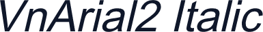 VnArial2 Italic