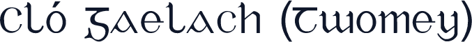 Cló Gaelach (Twomey)
