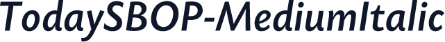 TodaySBOP-MediumItalic