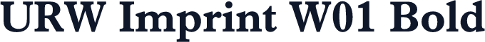 URW Imprint W01 Bold