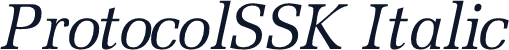 ProtocolSSK Italic