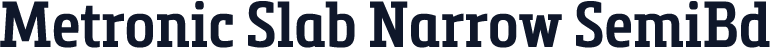Metronic Slab Narrow SemiBd
