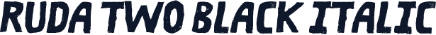Ruda Two Black Italic