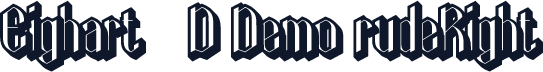 Eighart 3D Demo rudeRight