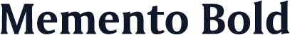 Memento Bold