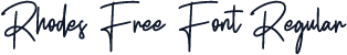 Rhodes Free Font Regular