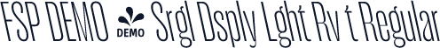 FSP DEMO - Srgl Dsply Lght Rv t Regular