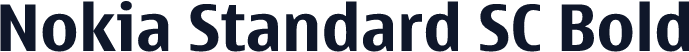 Nokia Standard SC Bold