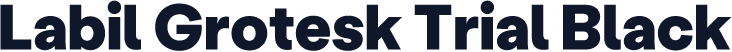 Labil Grotesk Trial Black