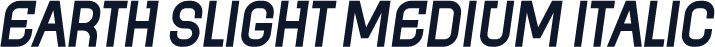 Earth Slight Medium Italic