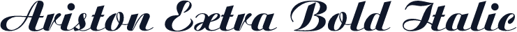 Ariston Extra Bold Italic