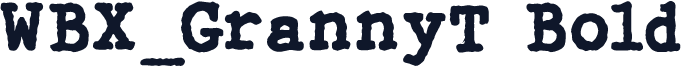 WBX_GrannyT Bold