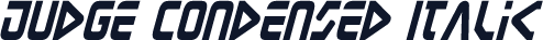 Judge Condensed Italic