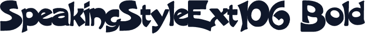 SpeakingStyleExt106 Bold