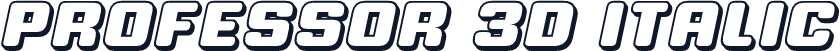 Professor 3D Italic