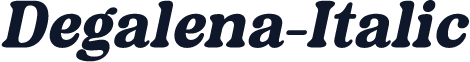 Degalena-Italic