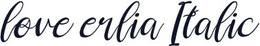 love erlia Italic