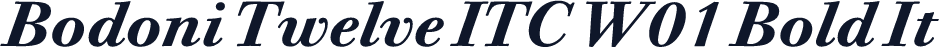 Bodoni Twelve ITC W01 Bold It
