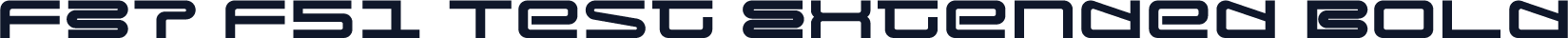 F37 F51 Test Extended Bold
