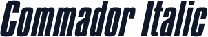 Commador Italic